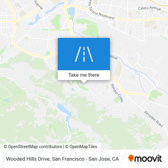 Mapa de Wooded Hills Drive