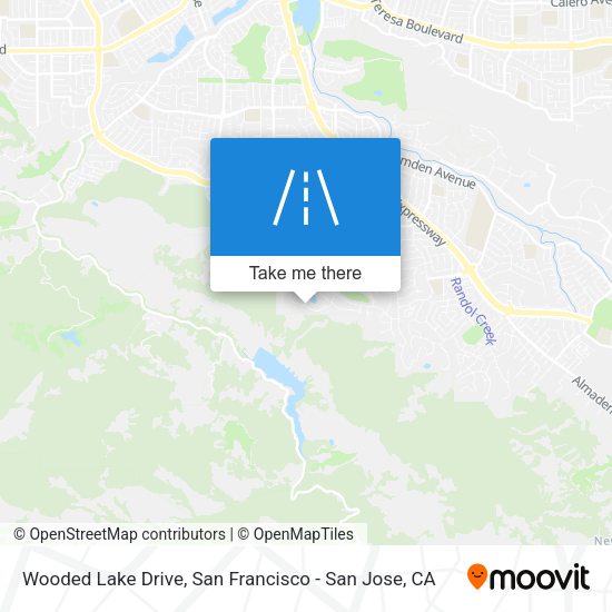 Mapa de Wooded Lake Drive