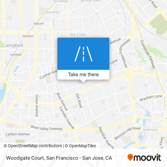 Mapa de Woodgate Court