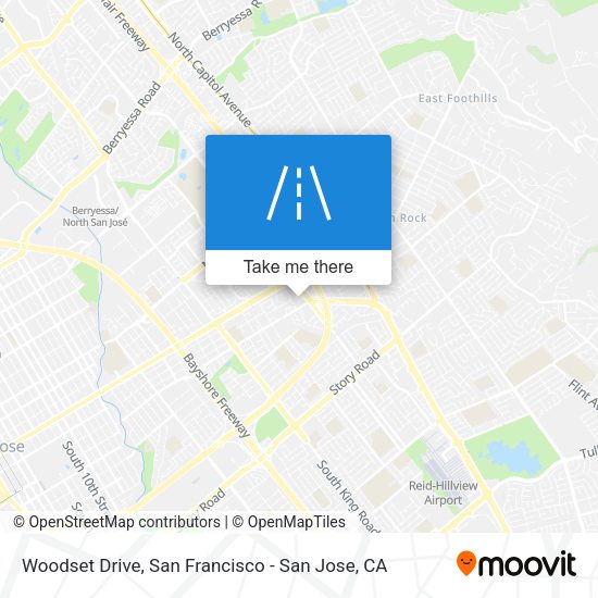 Mapa de Woodset Drive