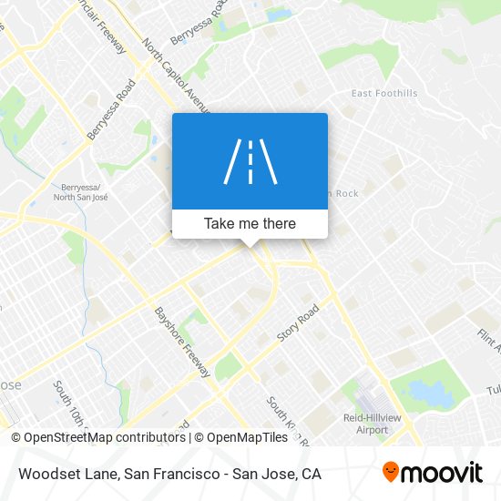 Woodset Lane map