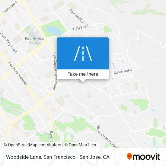 Mapa de Woodside Lane