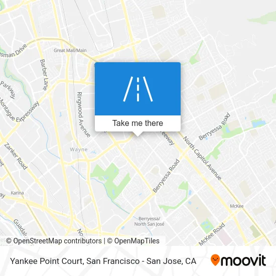Yankee Point Court map