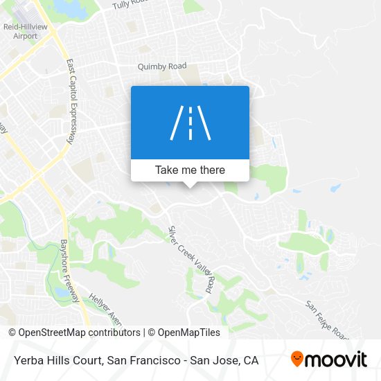Yerba Hills Court map
