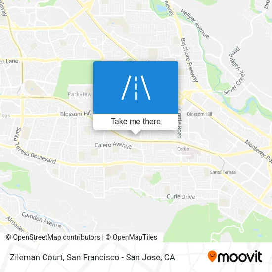 Zileman Court map
