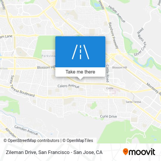 Mapa de Zileman Drive