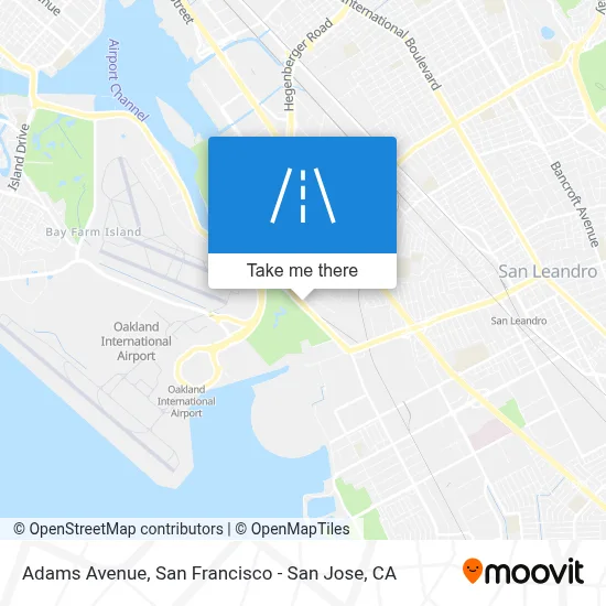 Adams Avenue map