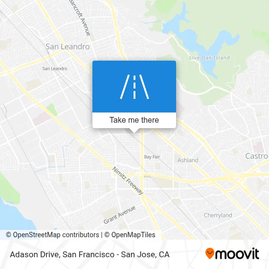 Adason Drive map