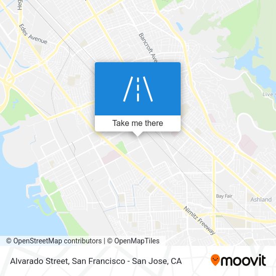 Alvarado Street map