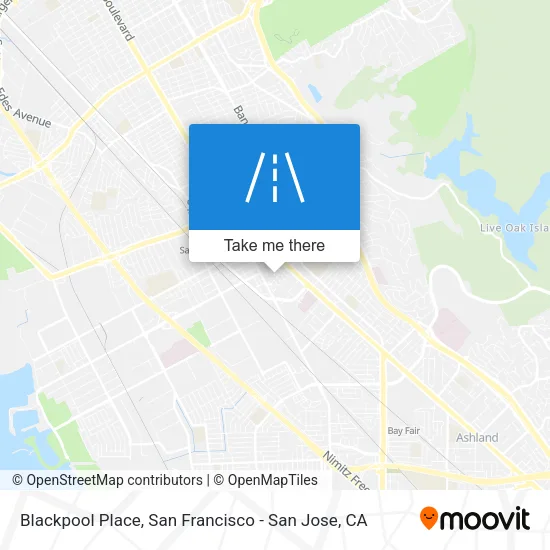 Blackpool Place map