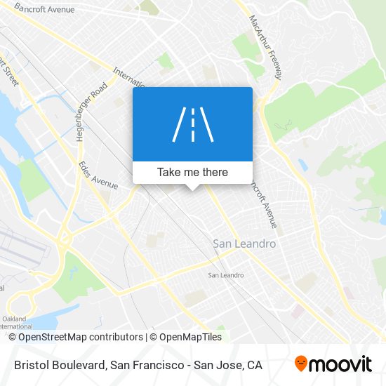 Bristol Boulevard map
