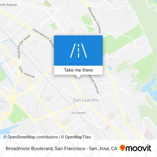 Broadmoor Boulevard map