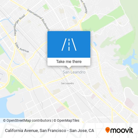 California Avenue map