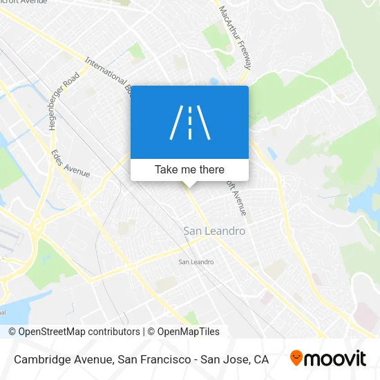 Cambridge Avenue map
