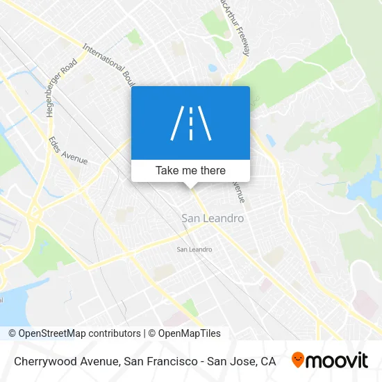 Cherrywood Avenue map
