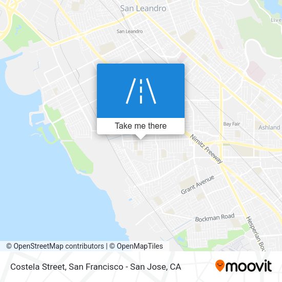 Mapa de Costela Street