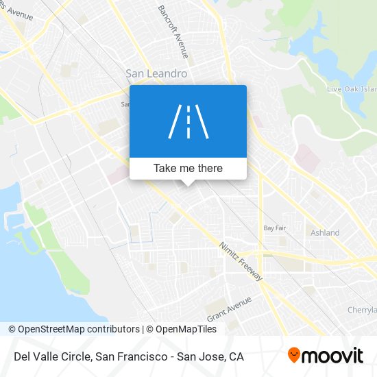 Del Valle Circle map