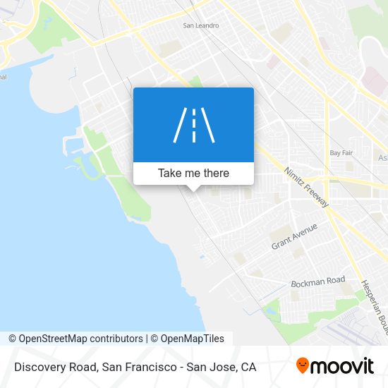 Mapa de Discovery Road