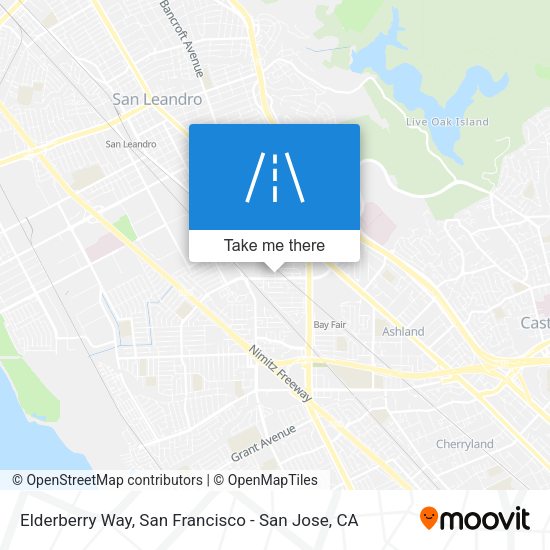 Mapa de Elderberry Way