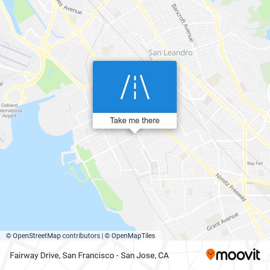 Fairway Drive map