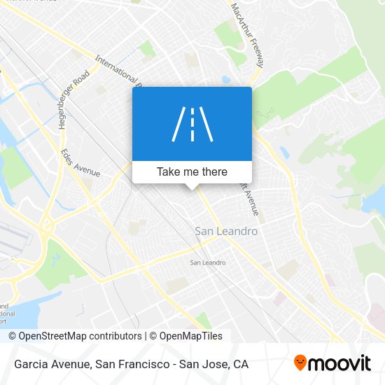 Garcia Avenue map