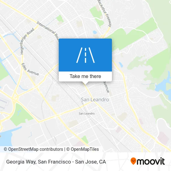 Georgia Way map