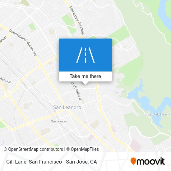 Mapa de Gill Lane