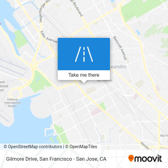 Mapa de Gilmore Drive
