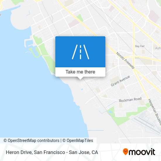 Mapa de Heron Drive