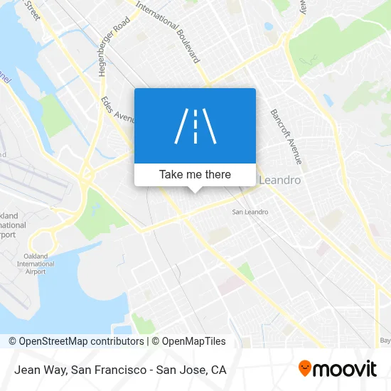 Jean Way map