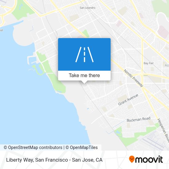 Liberty Way map