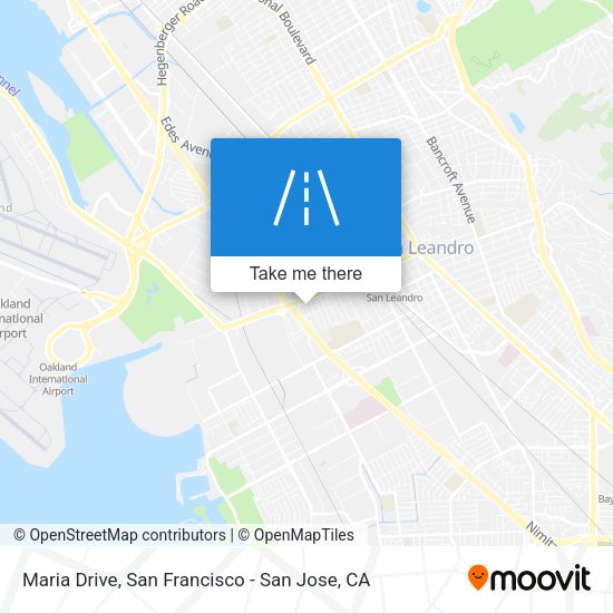 Mapa de Maria Drive