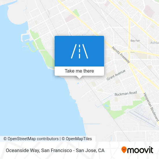 Oceanside Way map