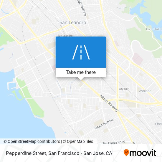 Mapa de Pepperdine Street