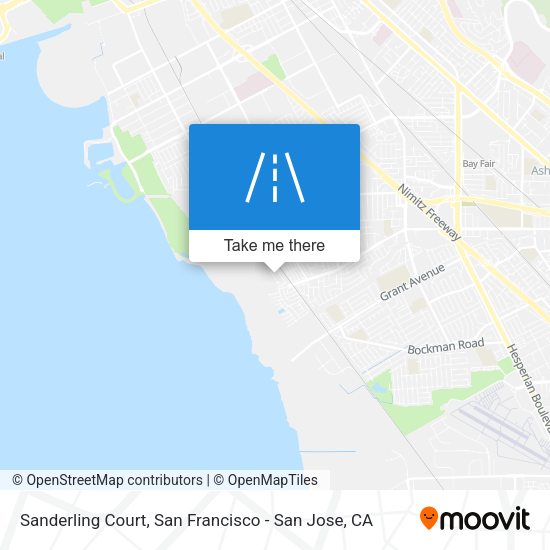 Sanderling Court map