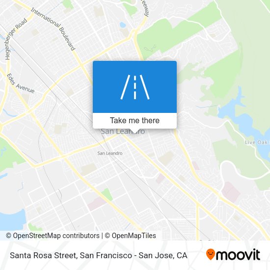 Santa Rosa Street map