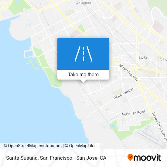 Santa Susana map