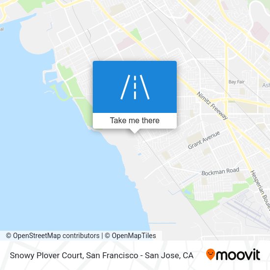 Snowy Plover Court map