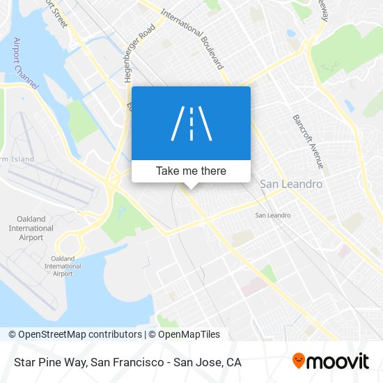 Star Pine Way map