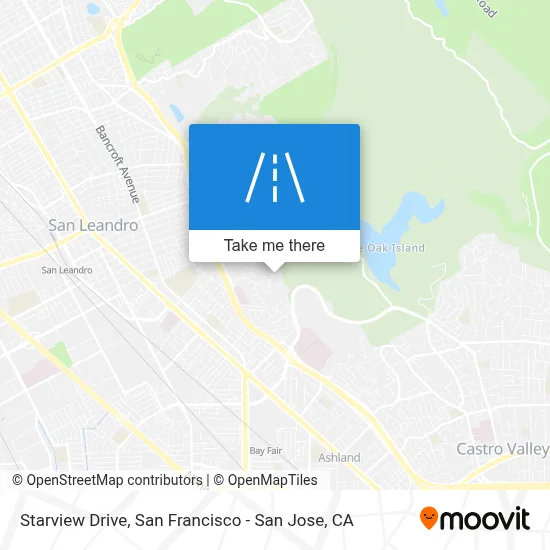 Starview Drive map