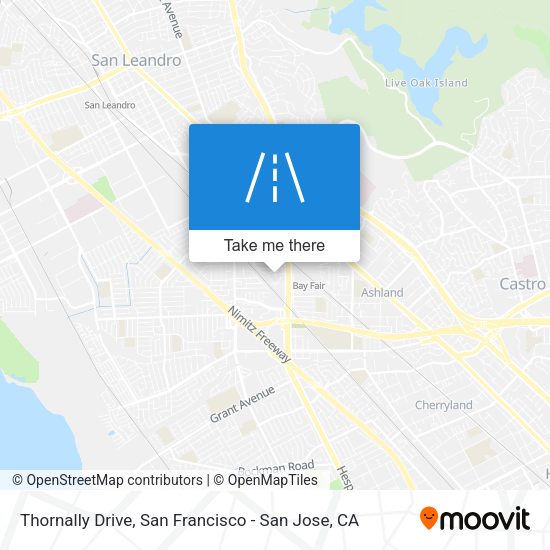 Mapa de Thornally Drive