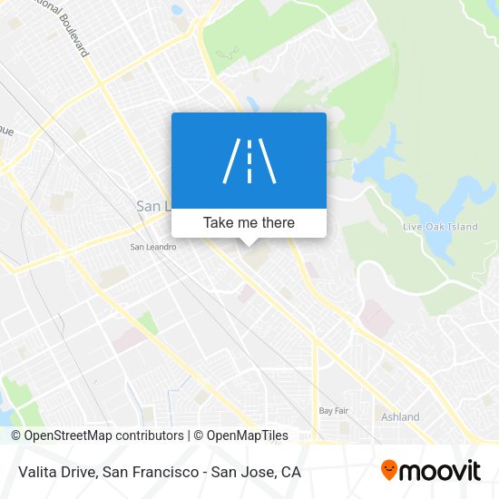 Valita Drive map