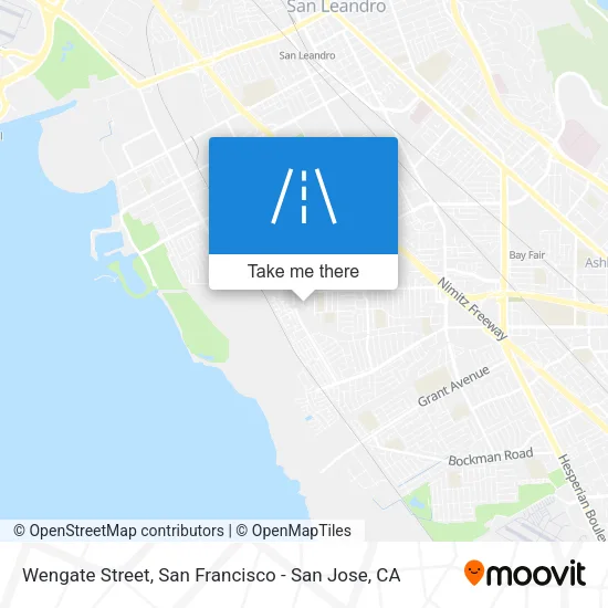 Mapa de Wengate Street