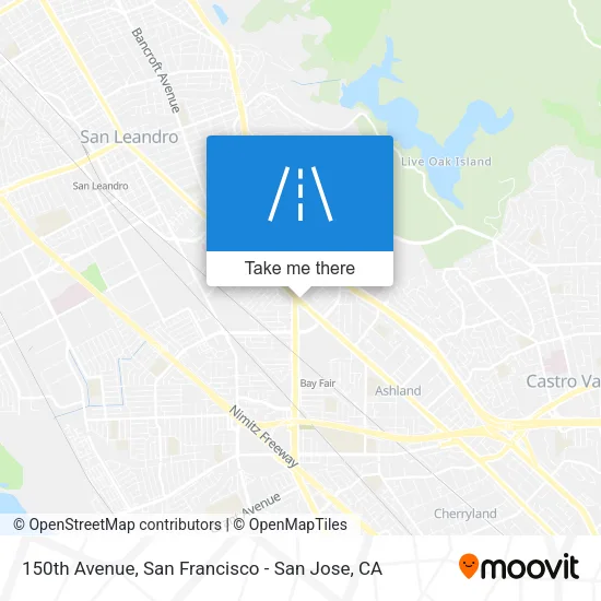 150th Avenue map