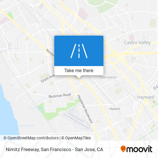 Mapa de Nimitz Freeway