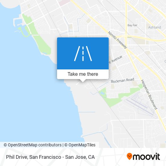 Phil Drive map