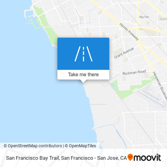 San Francisco Bay Trail map