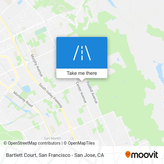 Mapa de Bartlett Court