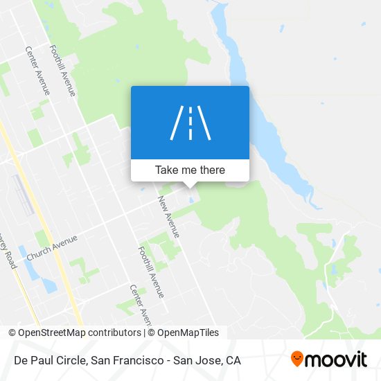 Mapa de De Paul Circle