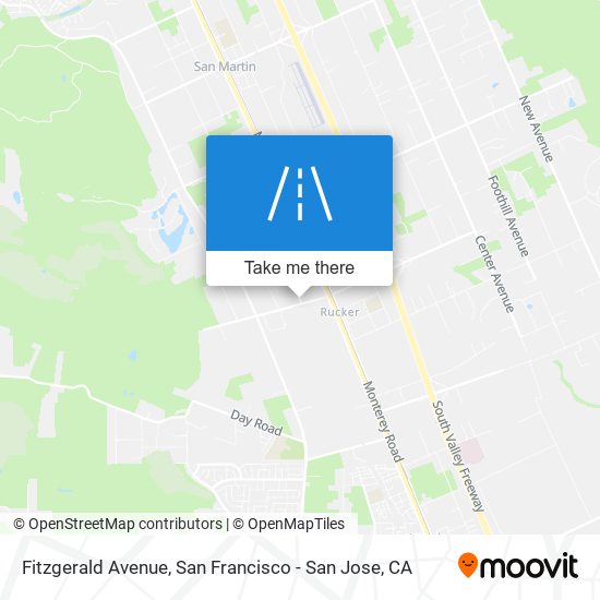 Fitzgerald Avenue map
